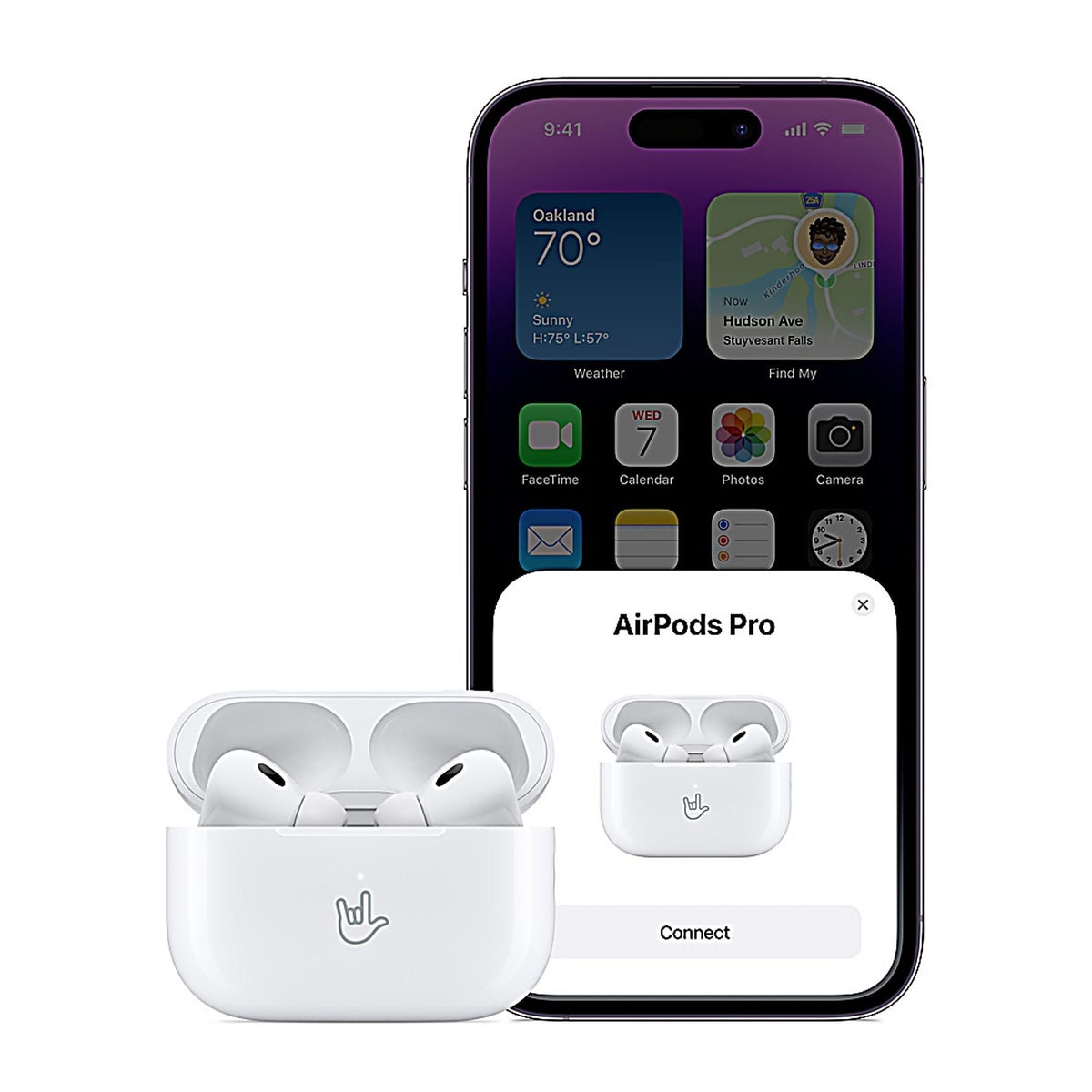 AirPods Pro (2. Gen. 2023) mit MagSafe Case (USB-C) wireless In-Ear-Kopfhörer