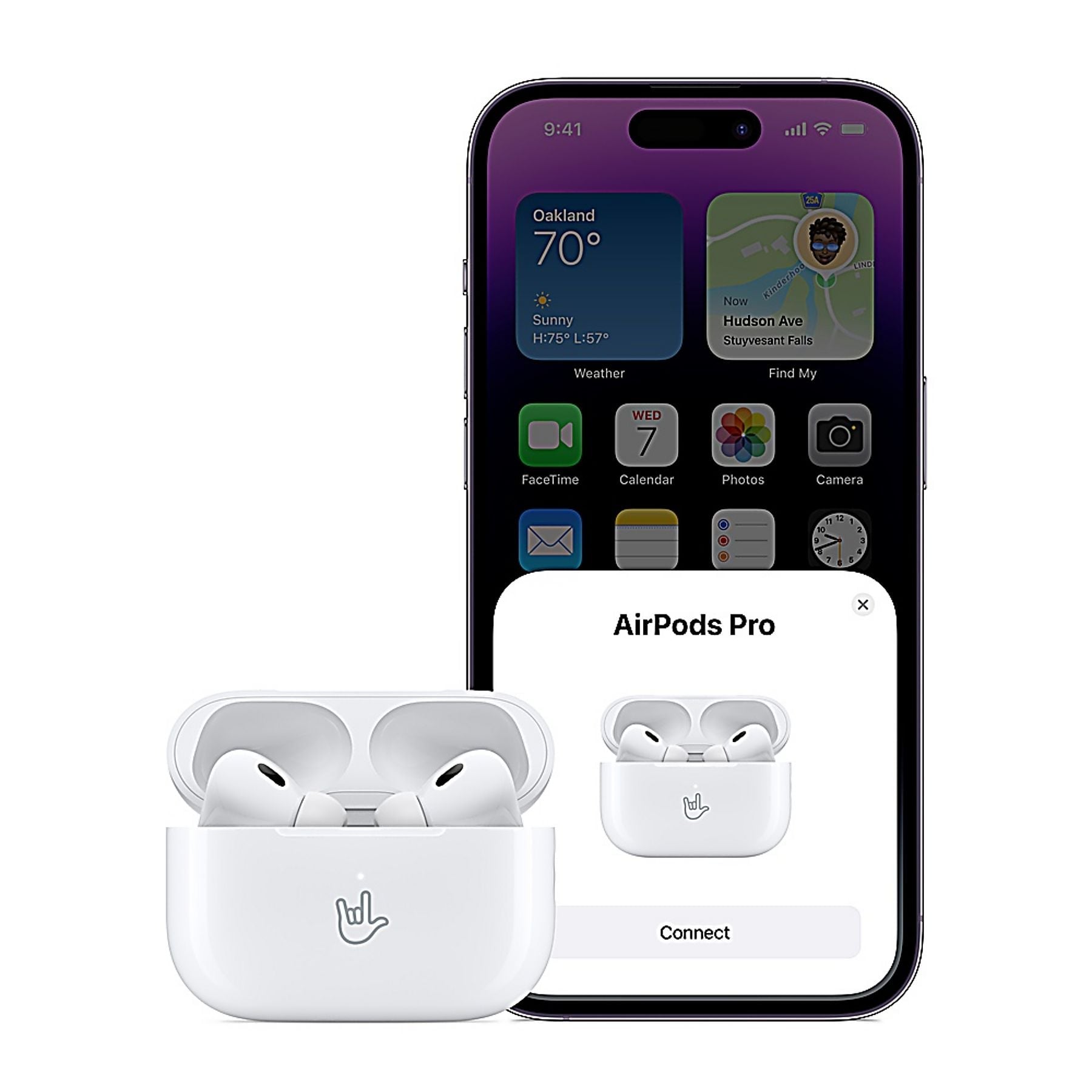 AirPods Pro (2. Gen. 2023) mit MagSafe Case (USB-C) wireless In-Ear-Kopfhörer