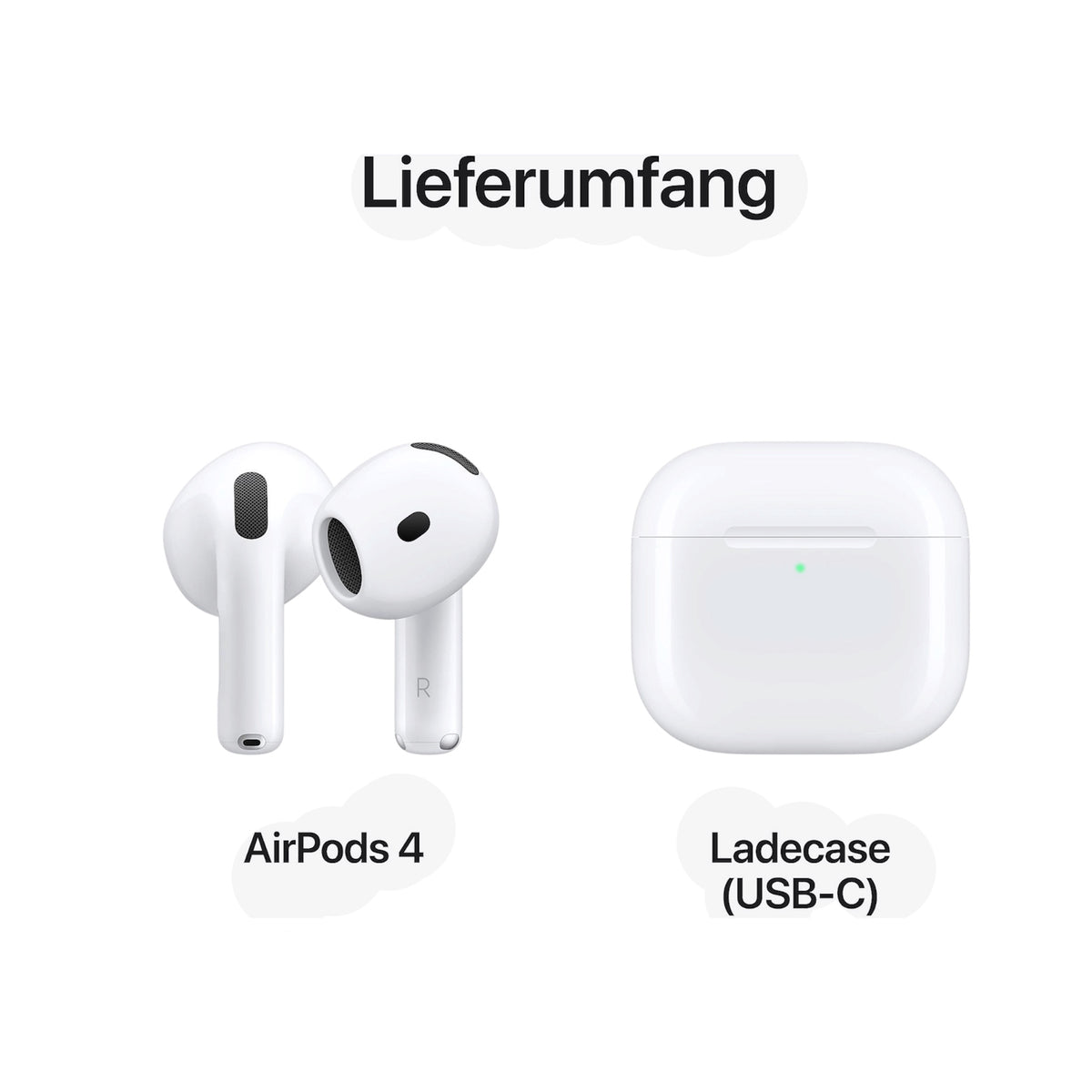 Apple AirPods (4. Generation) mit ANC – Kabellose In-Ear Kopfhörer